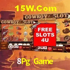 Interface moderna da plataforma 8Pg Game